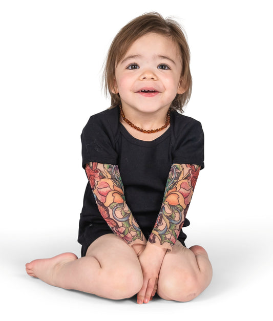 Butterfly Baby Tattoo Shirt (Bodysuit with Tattoo Sleeves)