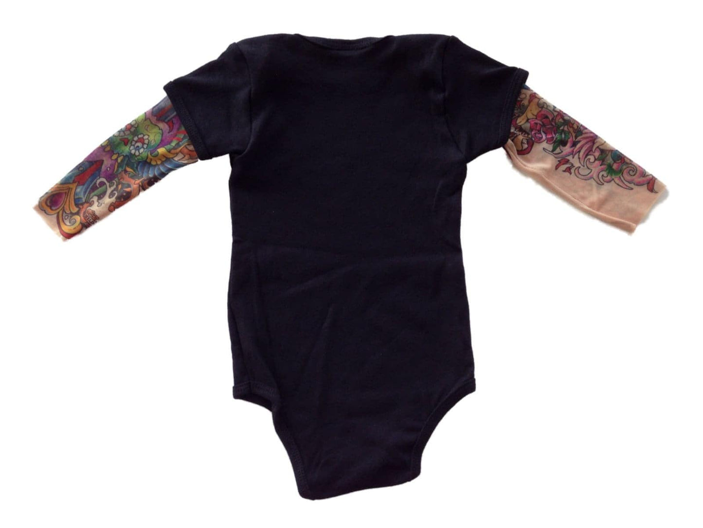 Salvation (Mom Dad Save Me Tatts) Baby Tattoo Sleeve Shirt Bodysuit