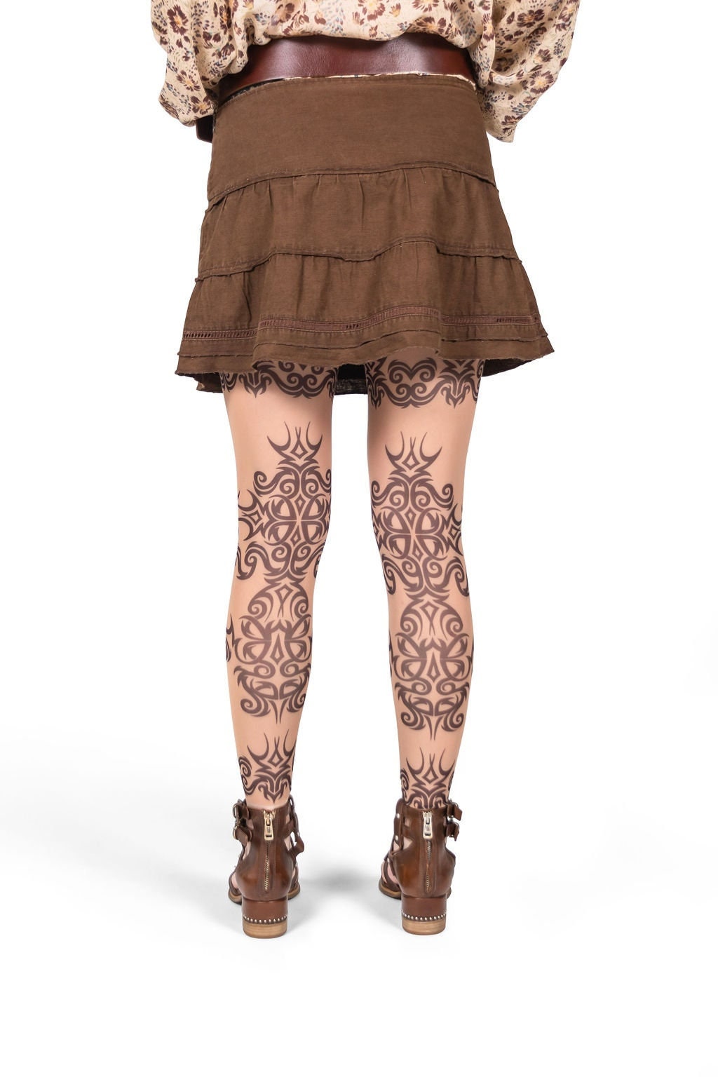 Mehndi Henna Tribal Tattoo Leggings