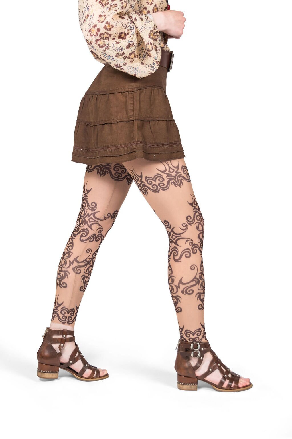 Mehndi Henna Tribal Tattoo Leggings