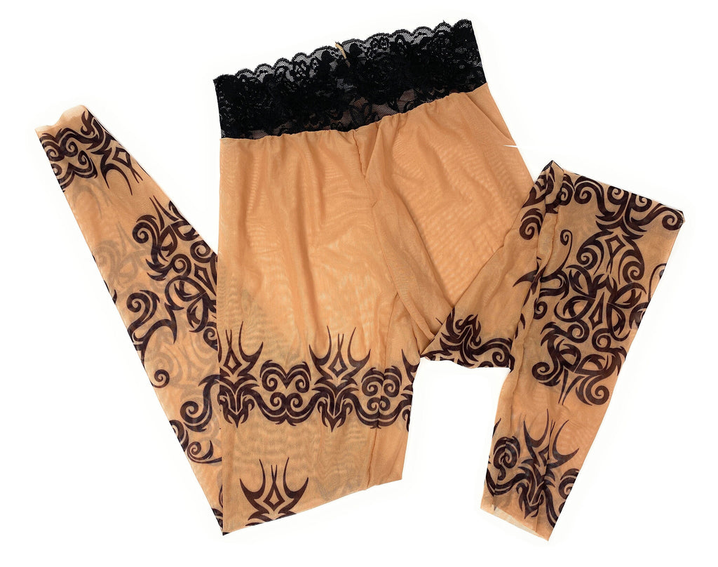 Mehndi Henna Tribal Tattoo Leggings
