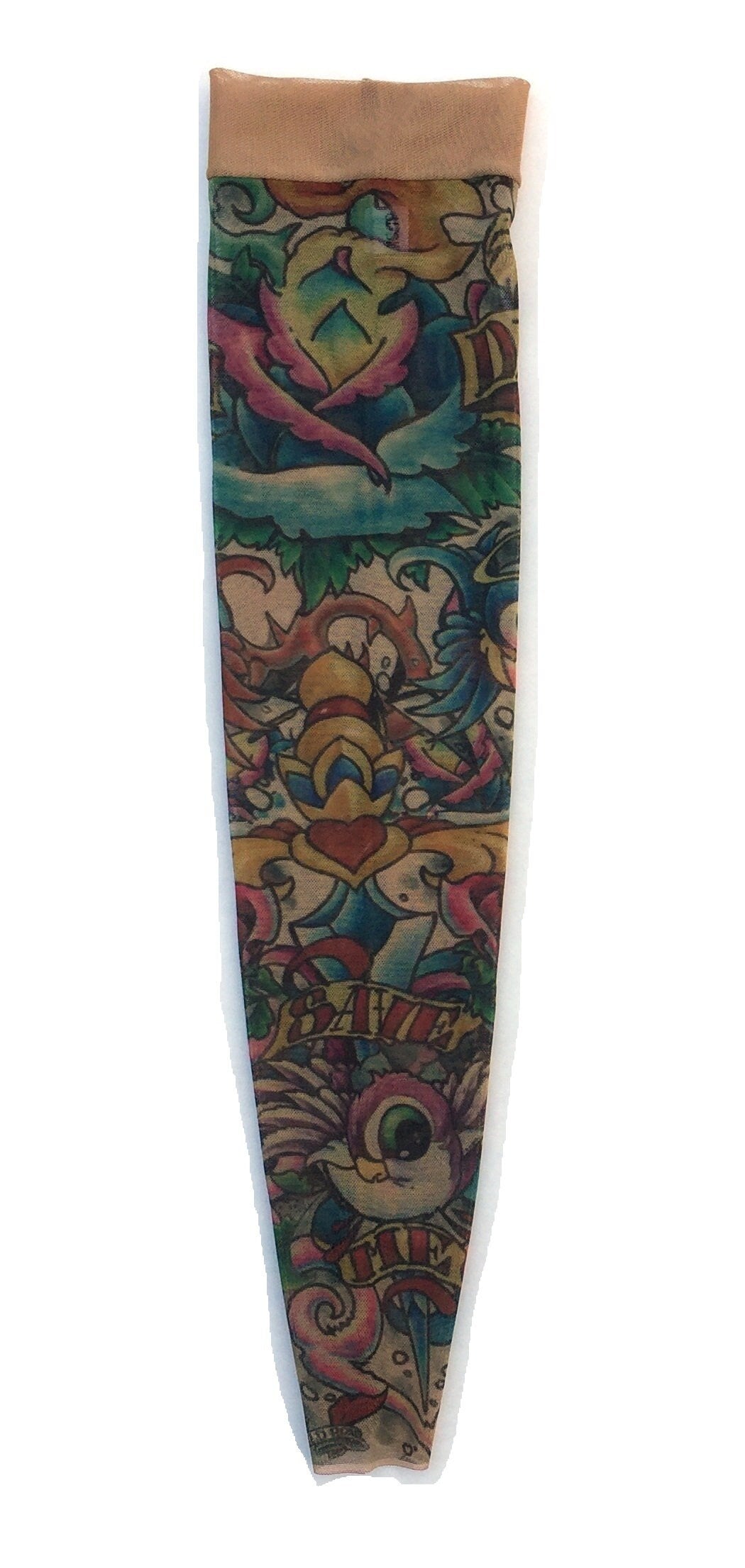 Salvation Rock n Roll Art Single Tattoo Sleeve