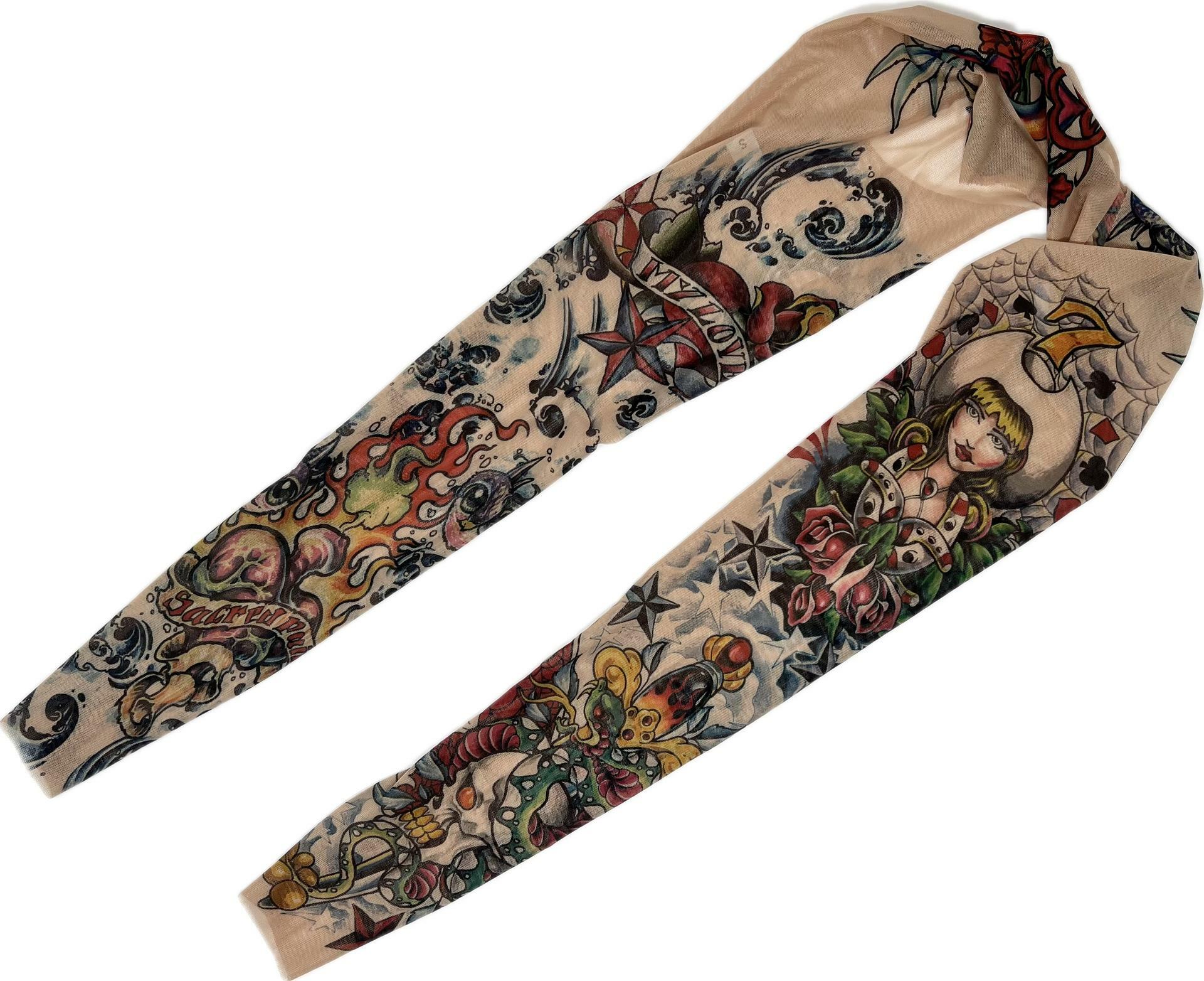 Lucky Tattoo Shrug featuring Cowgirl Stars Sparrows Cobra Skull Sleeve Artwork