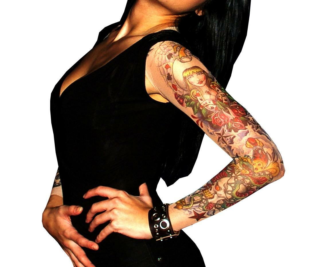 Lucky Tattoo Shrug featuring Cowgirl Stars Sparrows Cobra Skull Sleeve Artwork