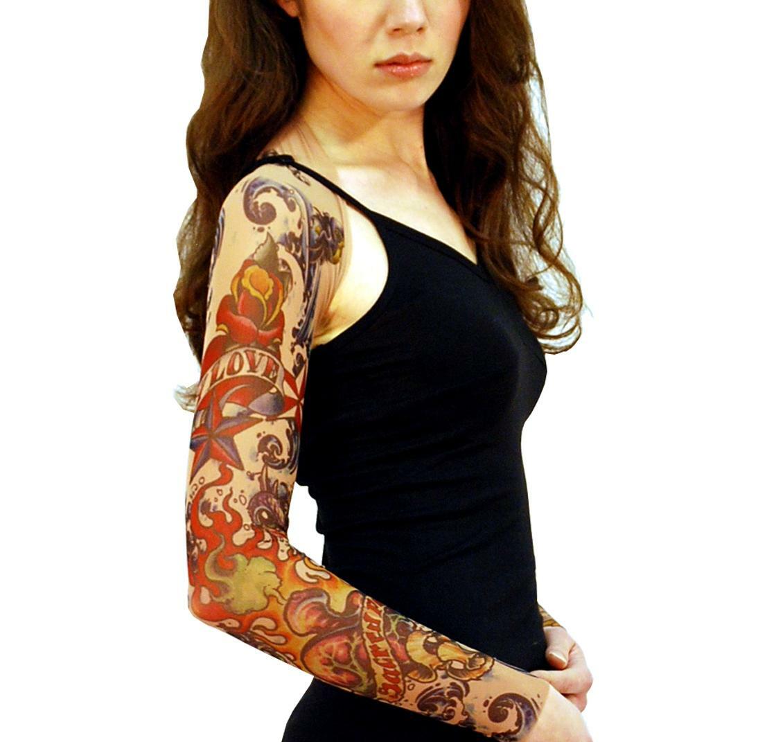 Lucky Tattoo Shrug featuring Cowgirl Stars Sparrows Cobra Skull Sleeve Artwork